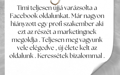 Újabb ügyfélvélemény érkezett!